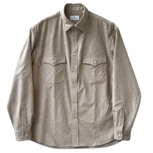 COLONY CLOTHING / Ultrasuede®  ダブルポケットシャツ ペイズリー / CC2301-SH04-02