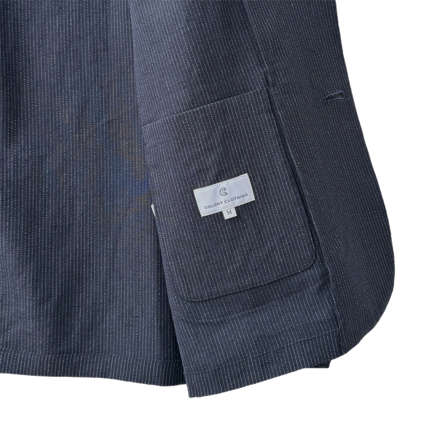 COLONY CLOTHING / ネイビーピンストライプ シャツジャケット / CC2401-JK01S-02