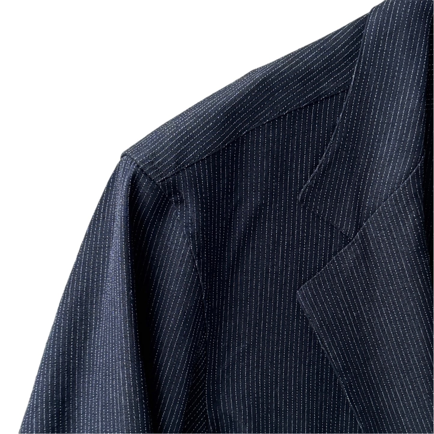 COLONY CLOTHING / ネイビーピンストライプ シャツジャケット / CC2401-JK01S-02