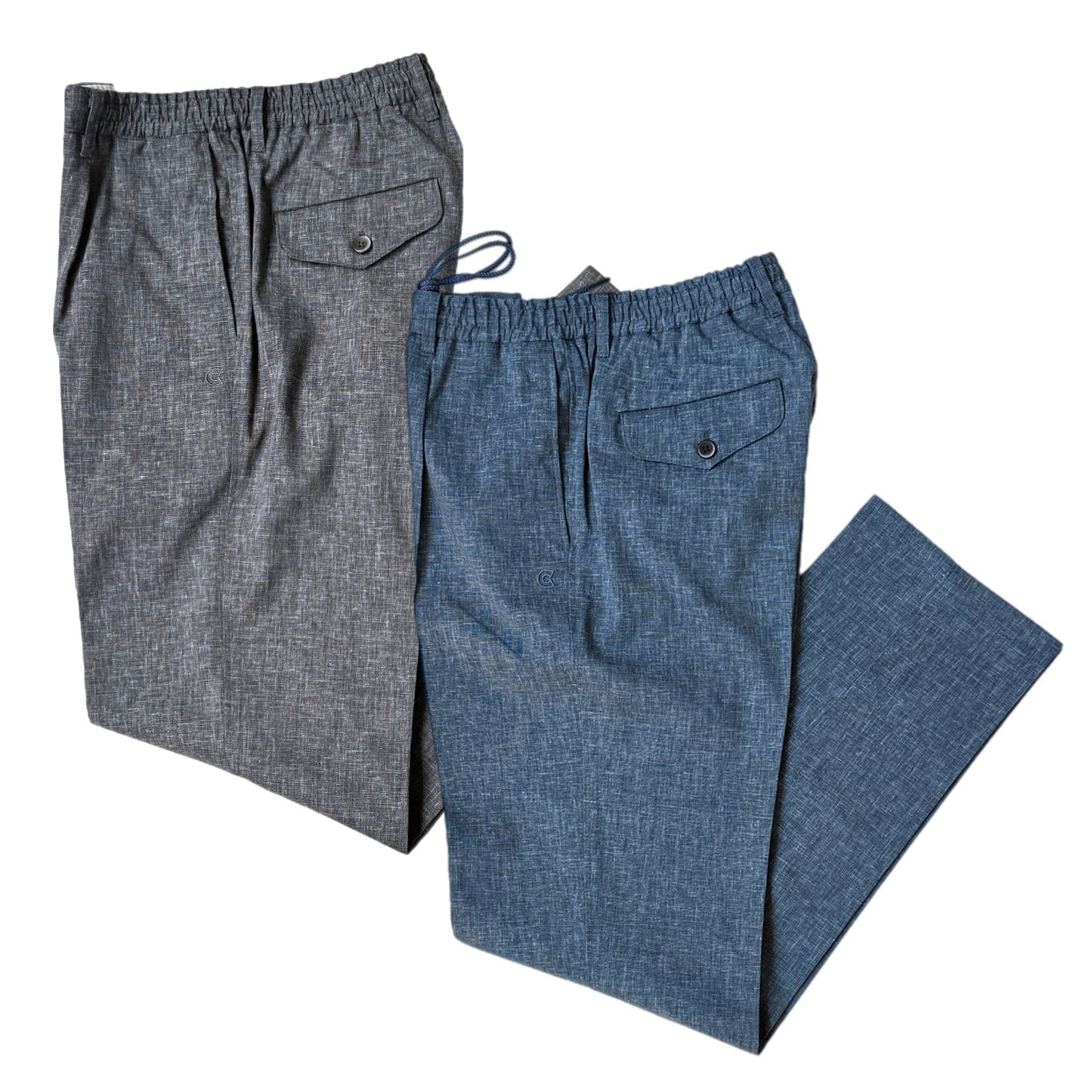 COLONY CLOTHING / ワンプリーツイージートラウザーズ メランジカラー / CC2401-PT02-01