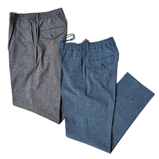 COLONY CLOTHING / ワンプリーツイージートラウザーズ メランジカラー / CC2401-PT02-01