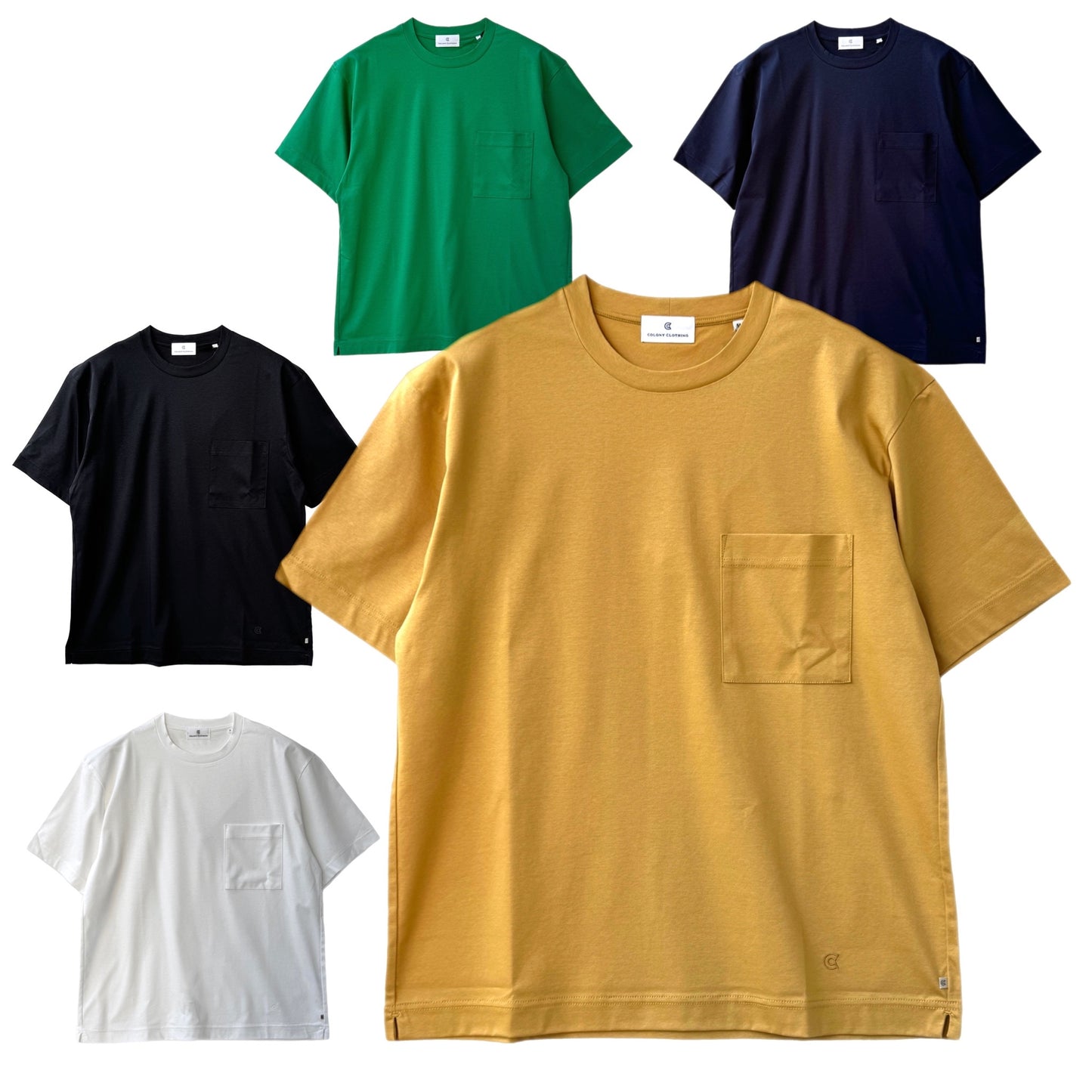 COLONY CLOTHING / クルーネック ポケットTEE / CC2401-T01