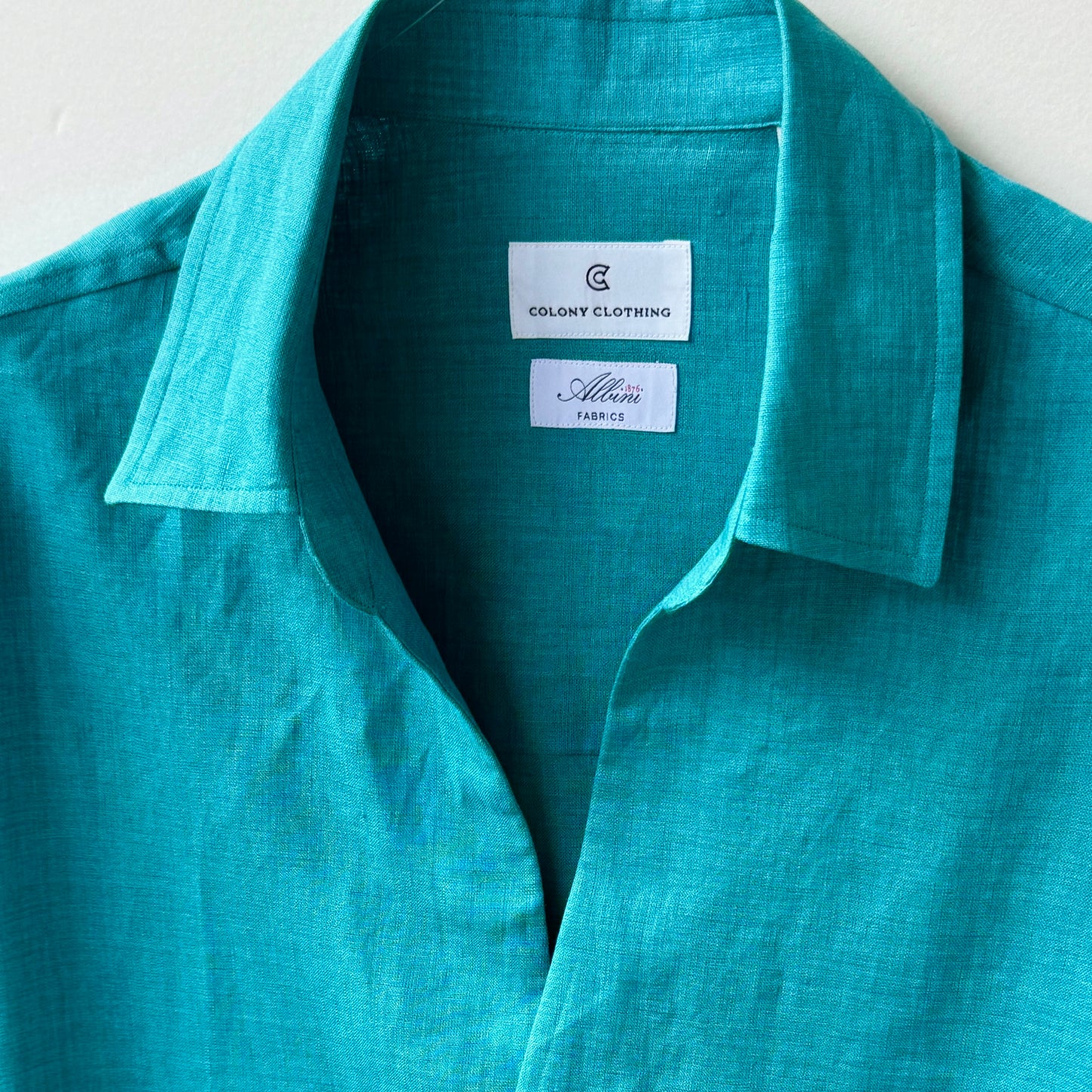 COLONY CLOTHING / ALBINI リネン プールサイドシャツ / CC2401-SH02-01 (OUTLET)
