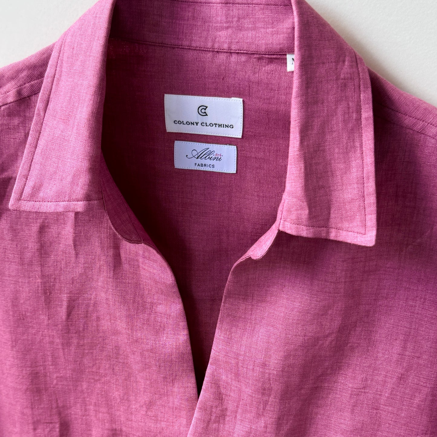COLONY CLOTHING / ALBINI リネン プールサイドシャツ / CC2401-SH02-01 (OUTLET)