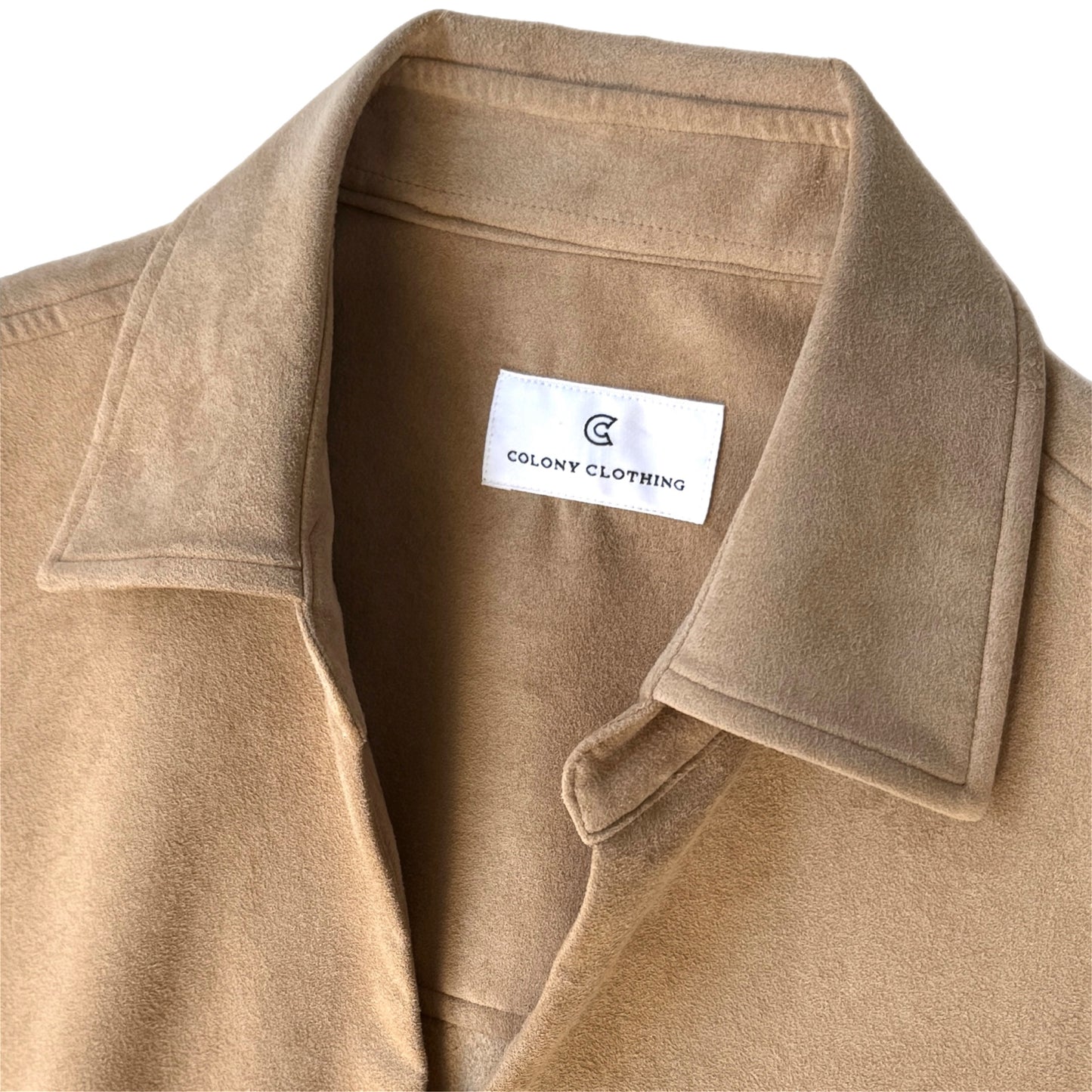 COLONY CLOTHING / Ultrasuede® プールサイドシャツ / CC2402-SH02 ベージュ