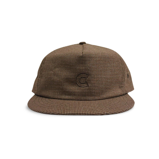 COLONY CLOTHING/ BROWN CHECK WOOL CAP