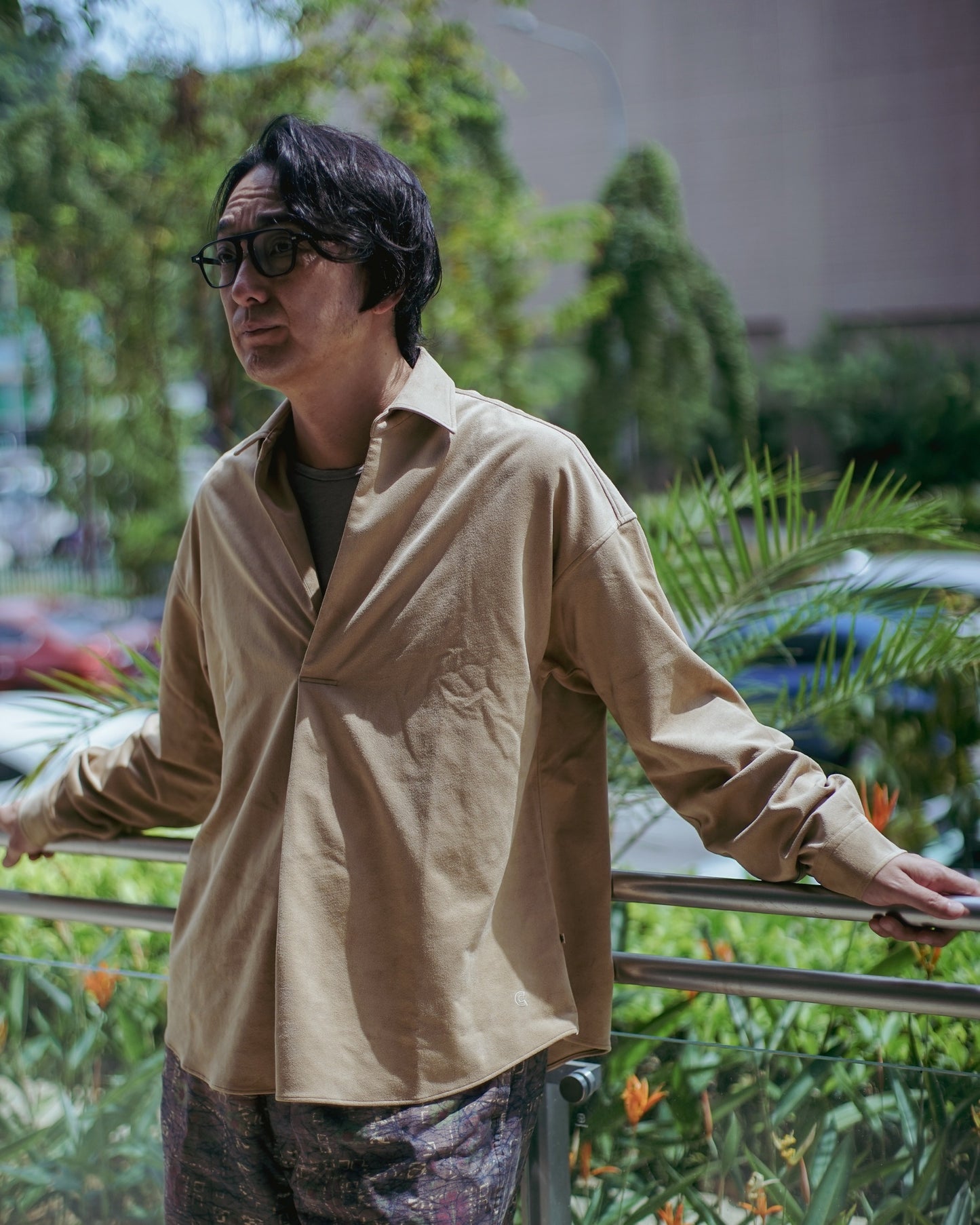 COLONY CLOTHING / Ultrasuede® プールサイドシャツ / CC2402-SH02 ベージュ