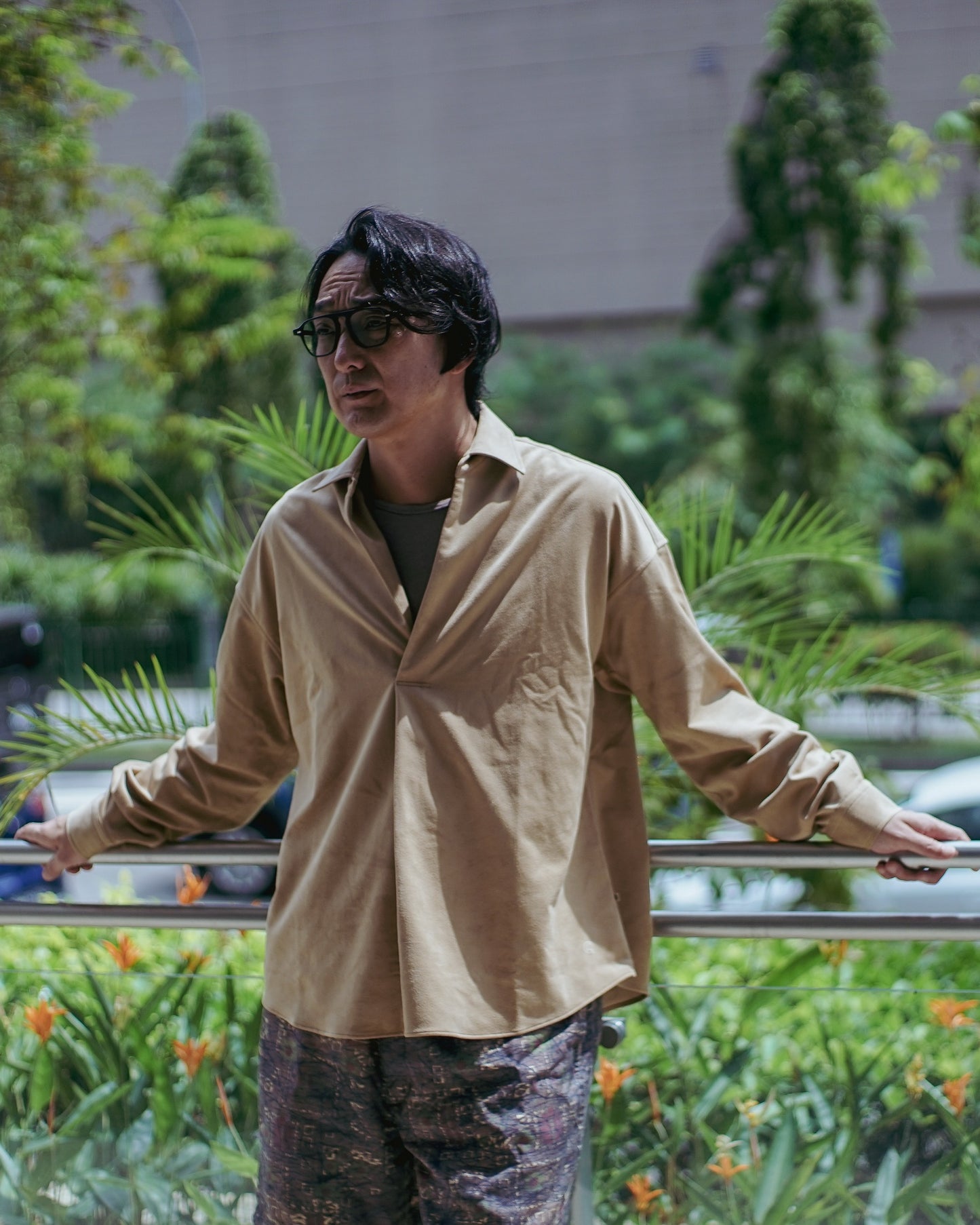 COLONY CLOTHING / Ultrasuede® プールサイドシャツ / CC2402-SH02 ベージュ