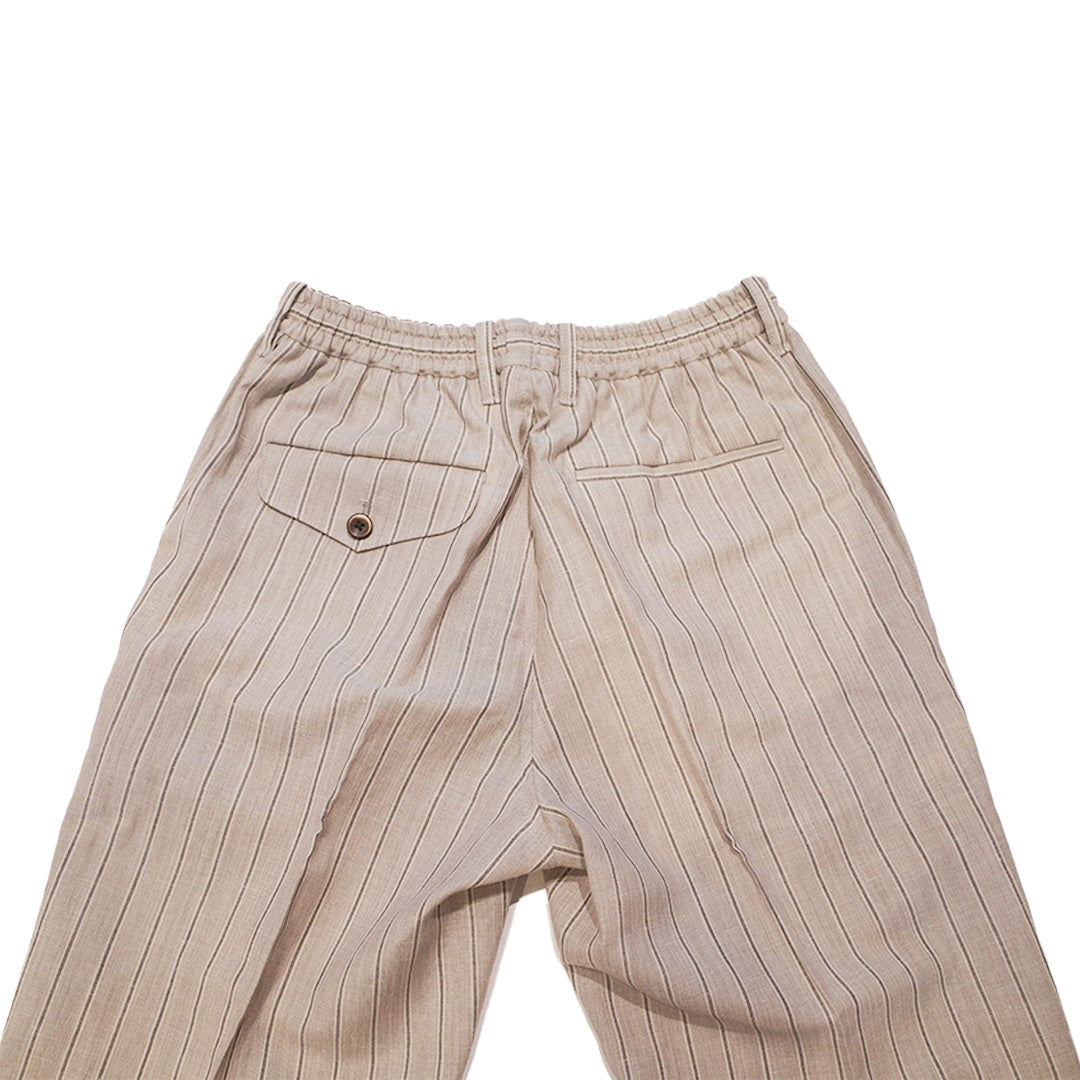 COLONY CLOTHING x VBC / ウールリネン ワンプリーツイージートラウザーズ BEIGE / CC2024-PT02-VBC02