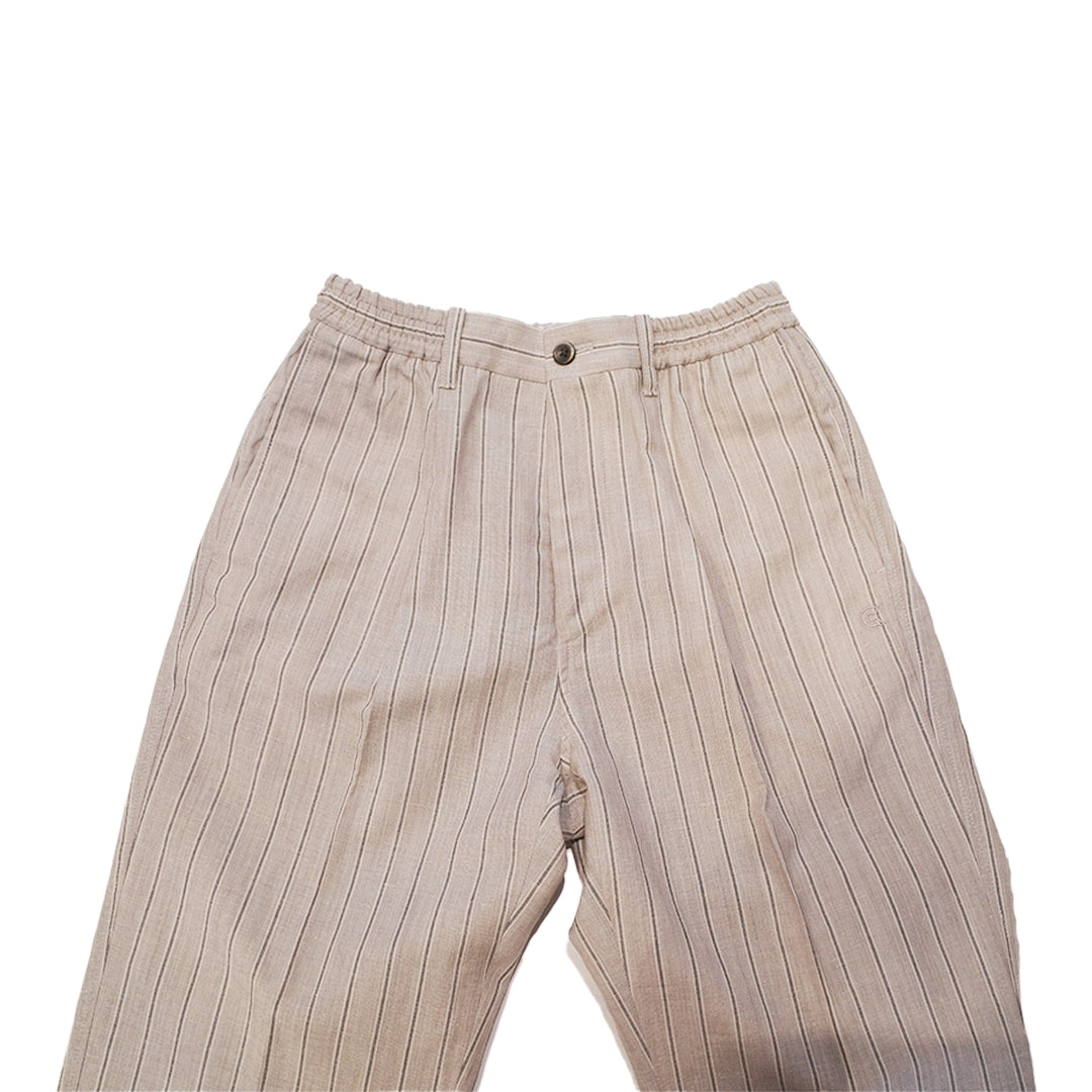 COLONY CLOTHING x VBC / ウールリネン ワンプリーツイージートラウザーズ BEIGE / CC2024-PT02-VBC02