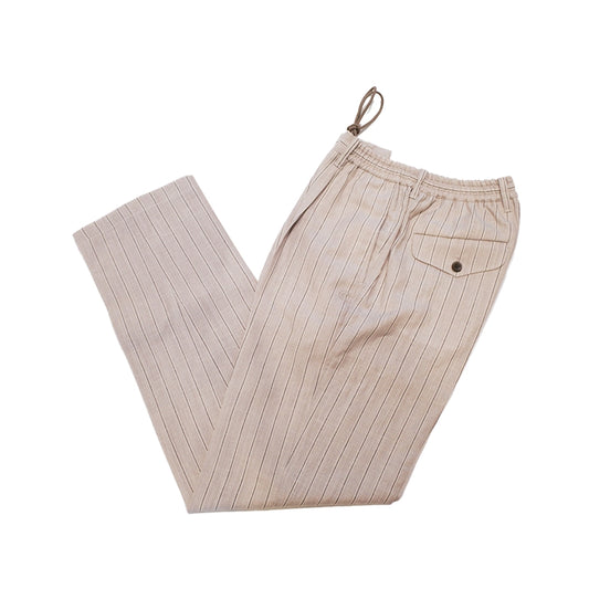 COLONY CLOTHING x VBC / ウールリネン ワンプリーツイージートラウザーズ BEIGE  / CC2024-PT02-VBC02