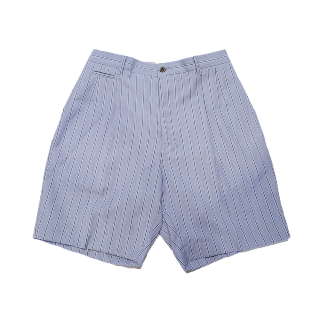 COLONY CLOTHING x VBC / ウールリネン プリーツショーツ SAX / CC2024-PT05-VBC01