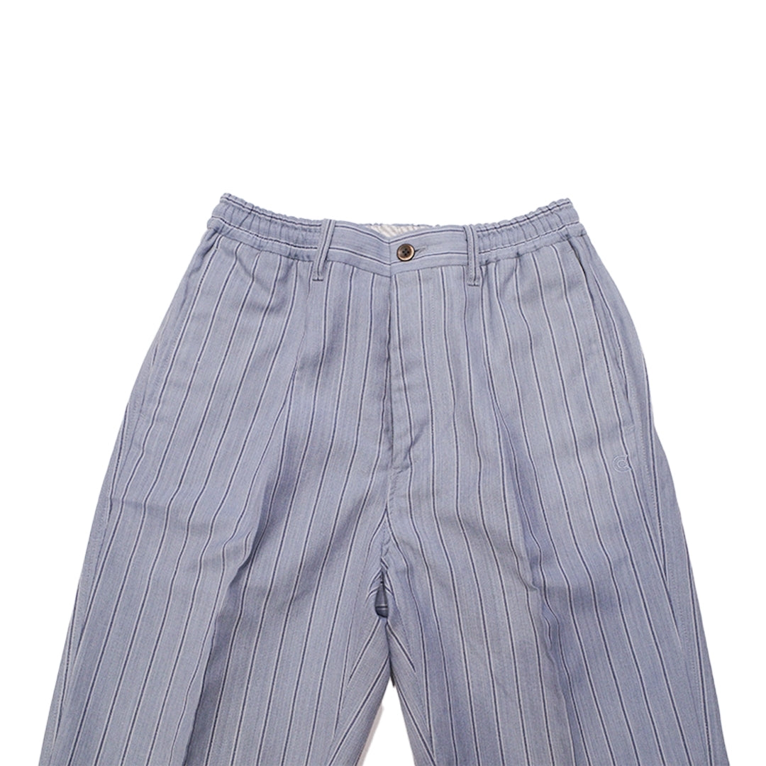 COLONY CLOTHING x VBC / ウールリネン ワンプリーツイージートラウザーズ SAX / CC2024-PT02-VBC01