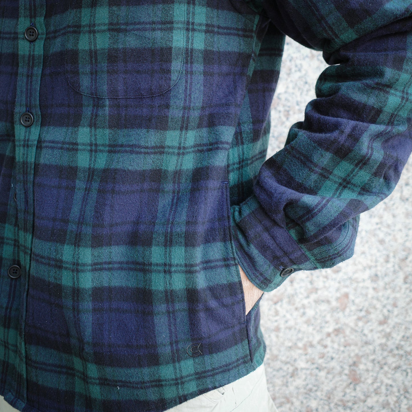 COLONY CLOTHING / ブラックウォッチ ダブルポケットシャツ / CC2302-SH05