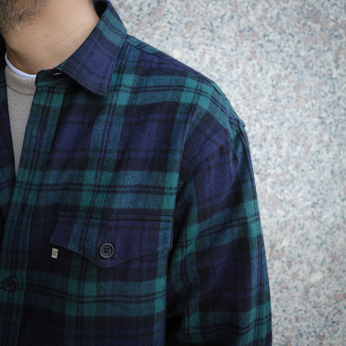 COLONY CLOTHING / ブラックウォッチ ダブルポケットシャツ / CC2302-SH05