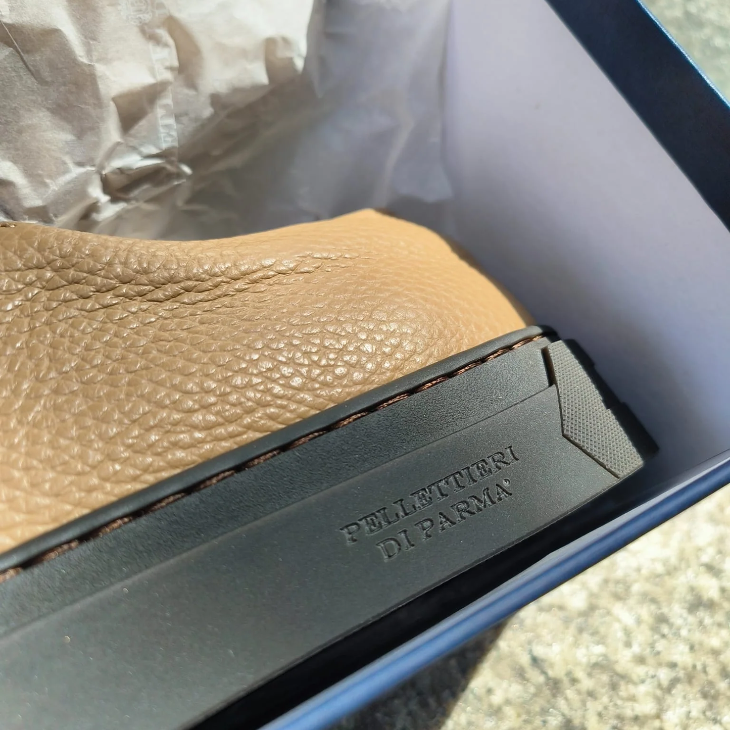PELLETTIERI DI PARMA / CALF LEATHER SNEAKERS / CRETA