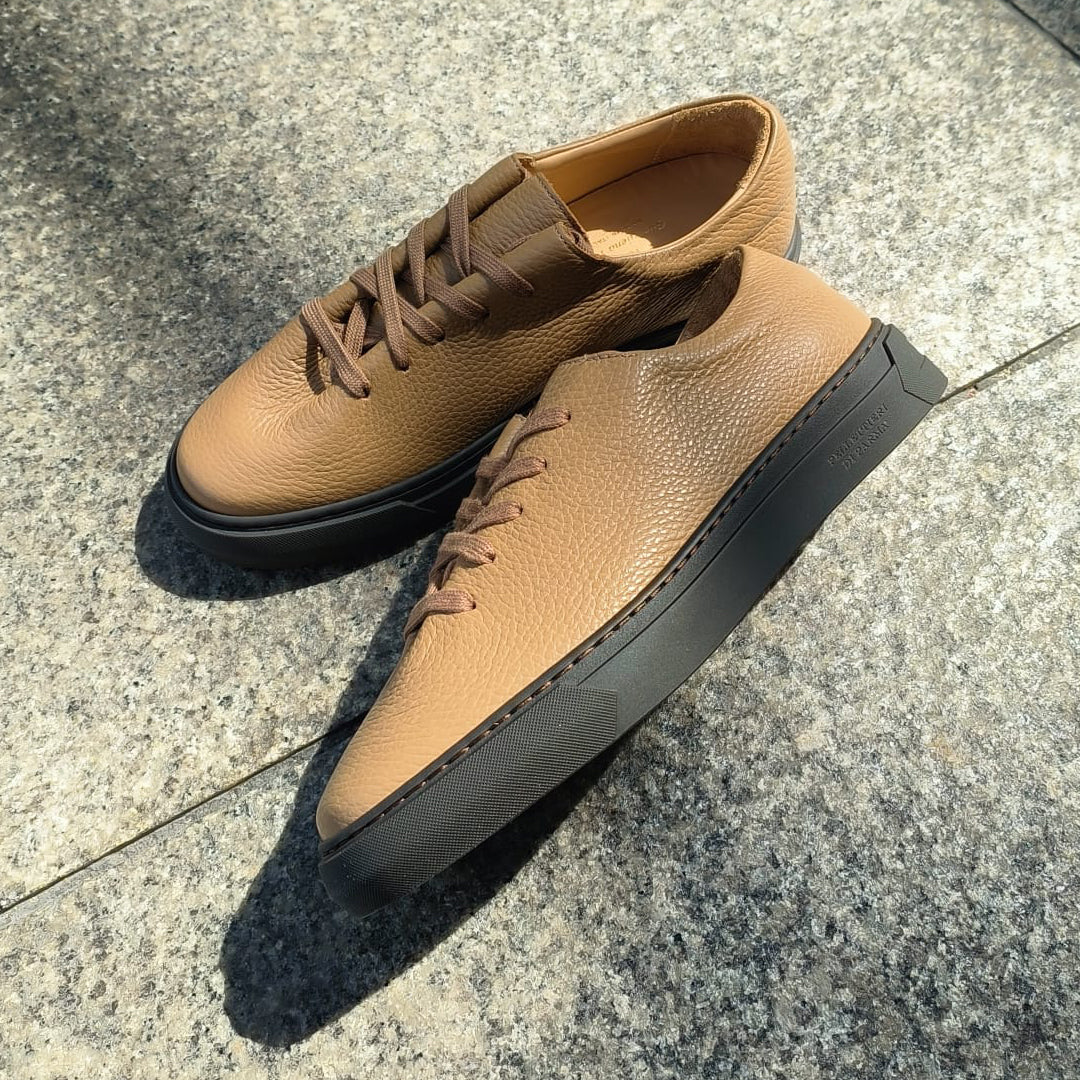 PELLETTIERI DI PARMA / CALF LEATHER SNEAKERS / CRETA