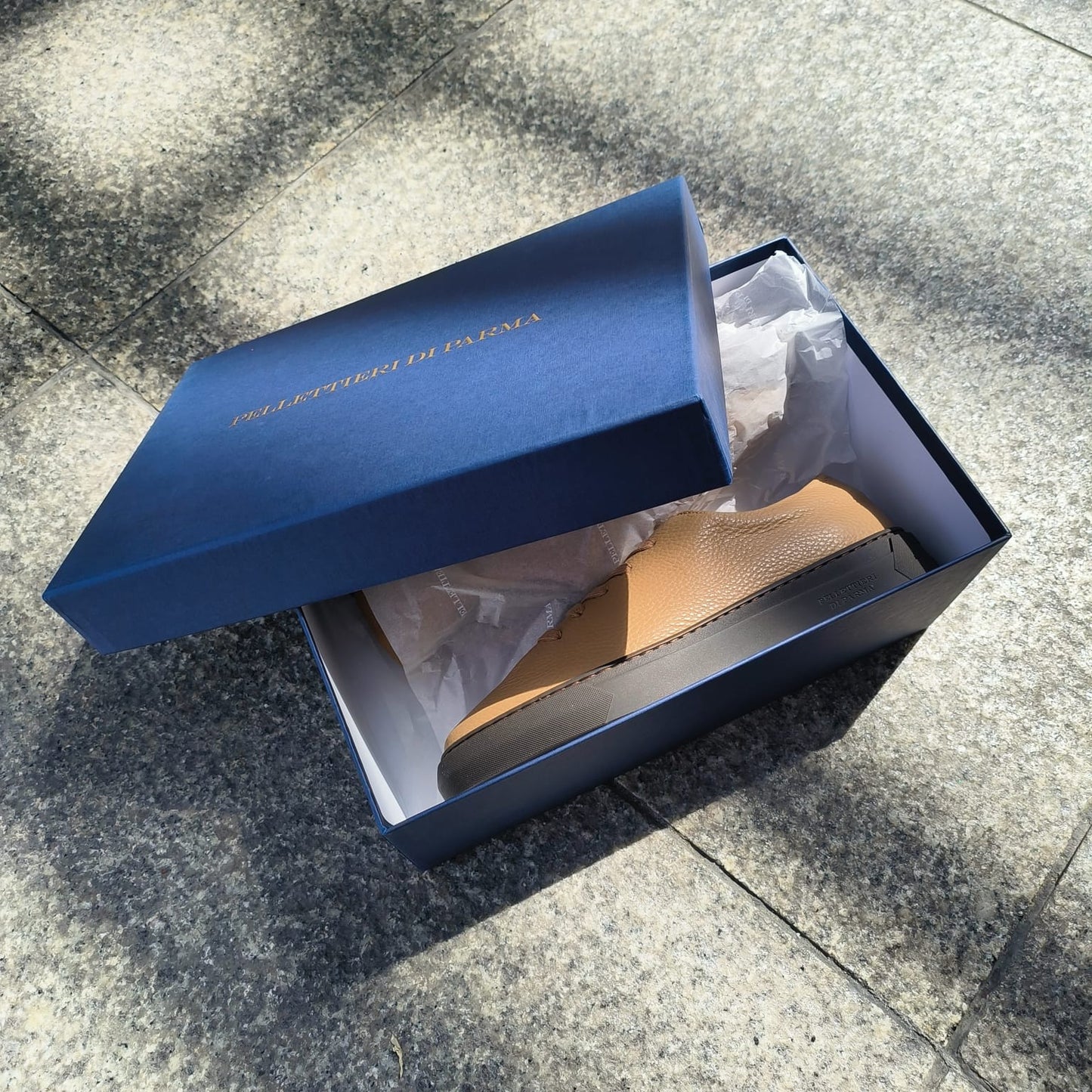 PELLETTIERI DI PARMA / CALF LEATHER SNEAKERS / CRETA