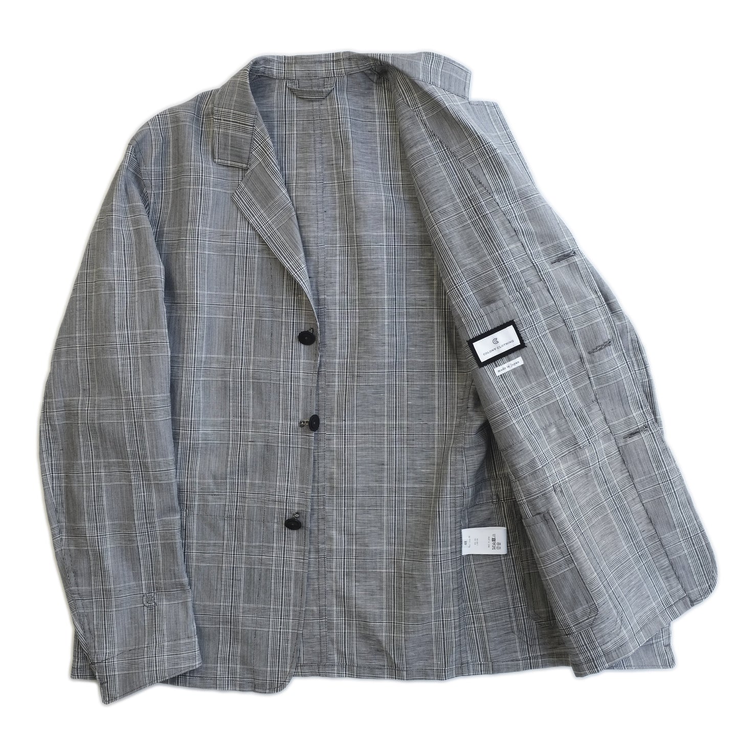 COLONY CLOTHING / PORT CITY JACKET GLEN CHECK VBC / CC21-JK02-01