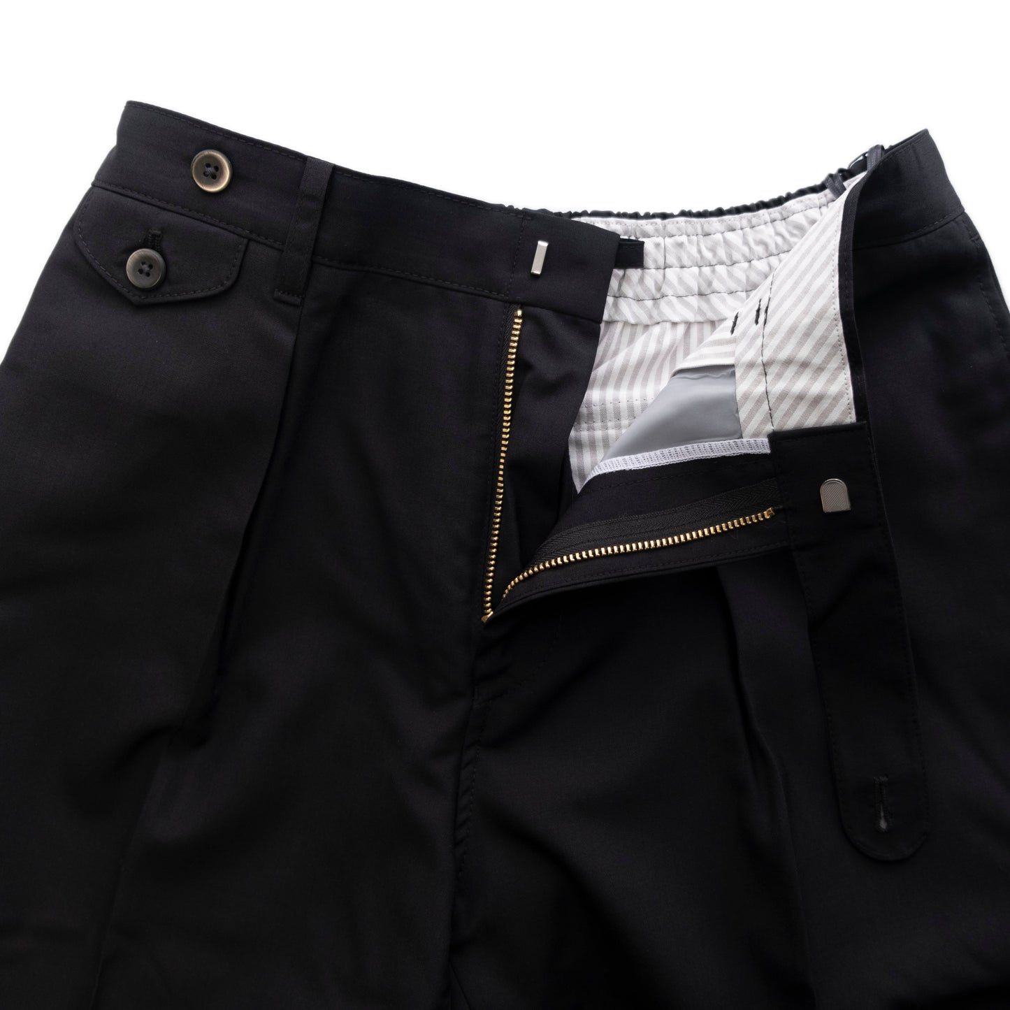 COLONY CLOTHING / ONE PLEAT TROUSERS TECH WOOL / CC21-PT01-3