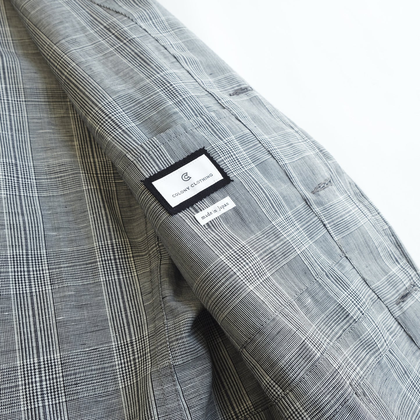 COLONY CLOTHING / PORT CITY JACKET GLEN CHECK VBC / CC21-JK02-01