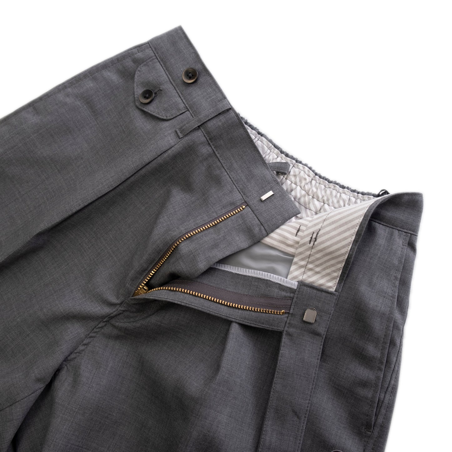 COLONY CLOTHING / ONE PLEAT TROUSERS TECH WOOL / CC21-PT01-3