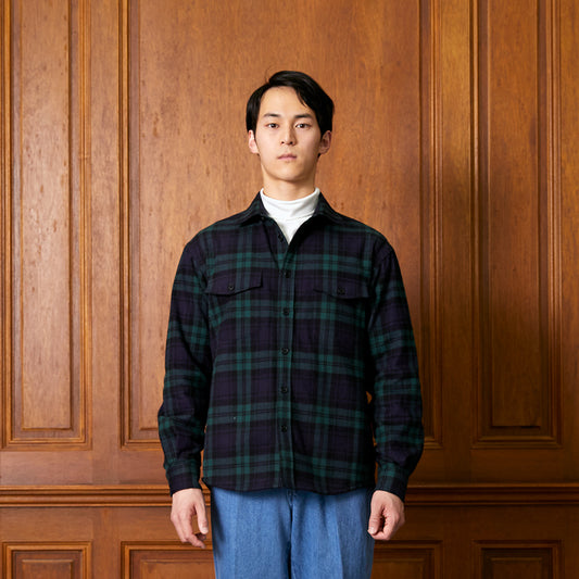 COLONY CLOTHING / ブラックウォッチ ダブルポケットシャツ / CC2302-SH05