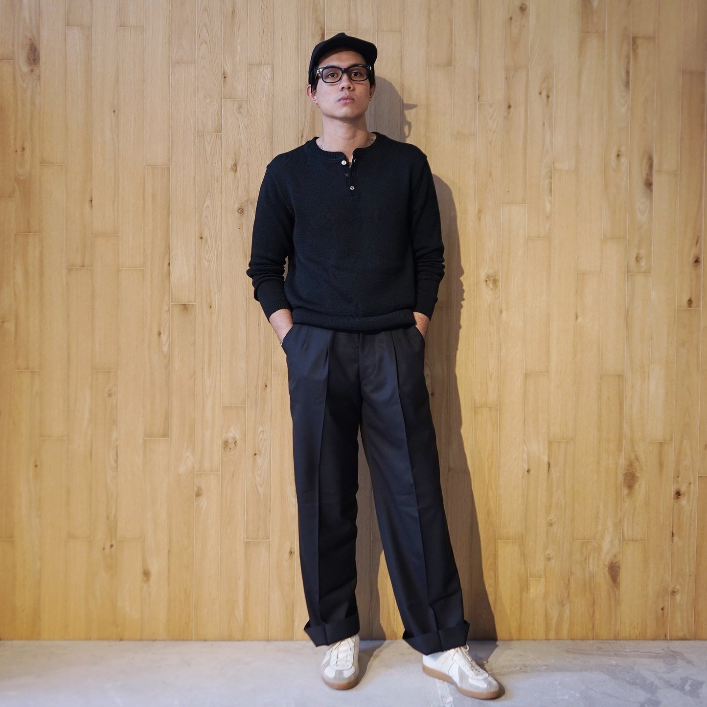 COLONY CLOTHING / ヘンリーネック ニット / CC21-KN01