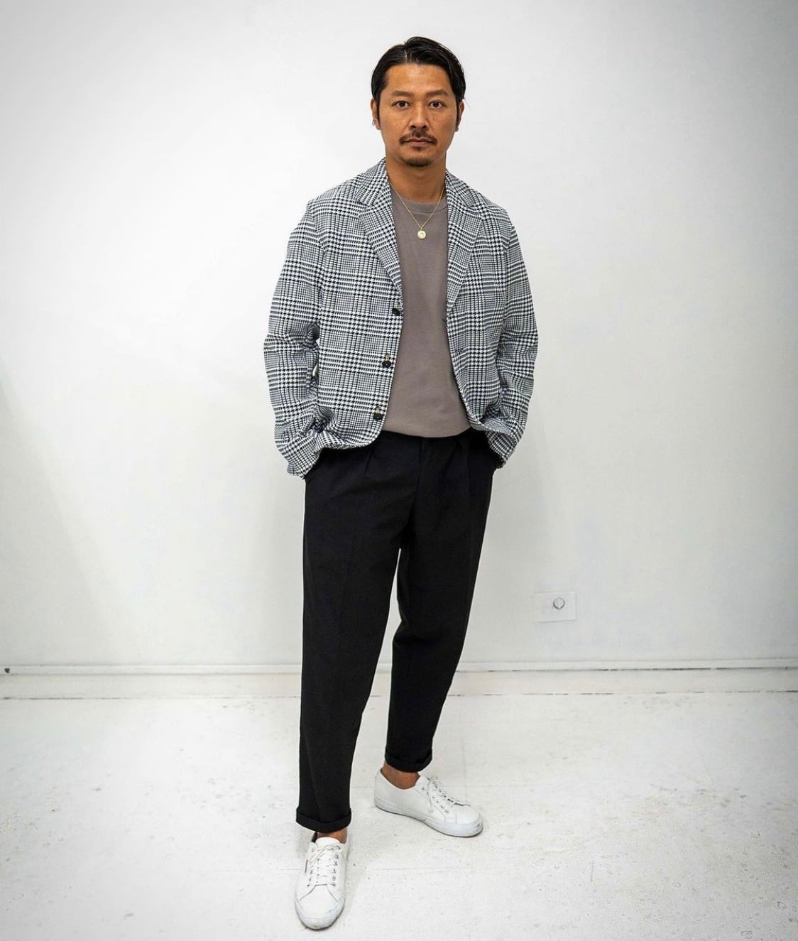 COLONY CLOTHING / PORT CITY JACKET GLEN PLAID / CC2102-JK01-04