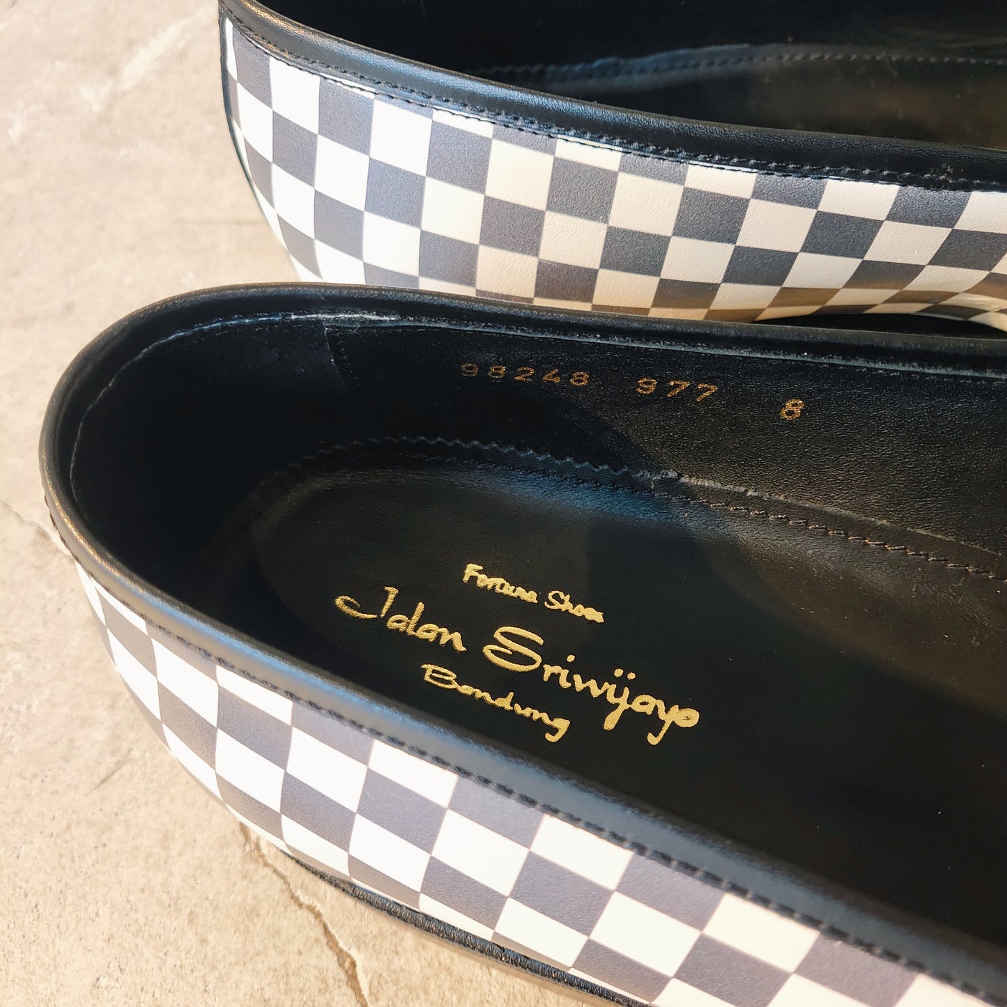 別注JALAN SRIWIJAYA for COLONY CLOTHING / CHECKERED LOAFER