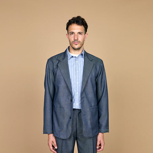 COLONY CLOTHING /  デニムライクウール シャツジャケット / CC2301-JK01S-2