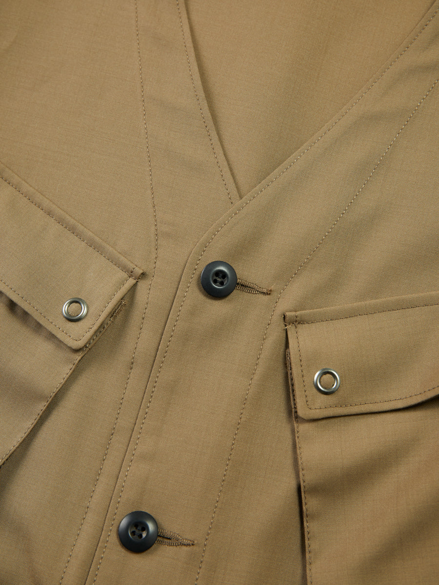 COLONY CLOTHINIG / TECHWOOL ノーカラー エクスペディション ジャケット / CC2201-JK04-01