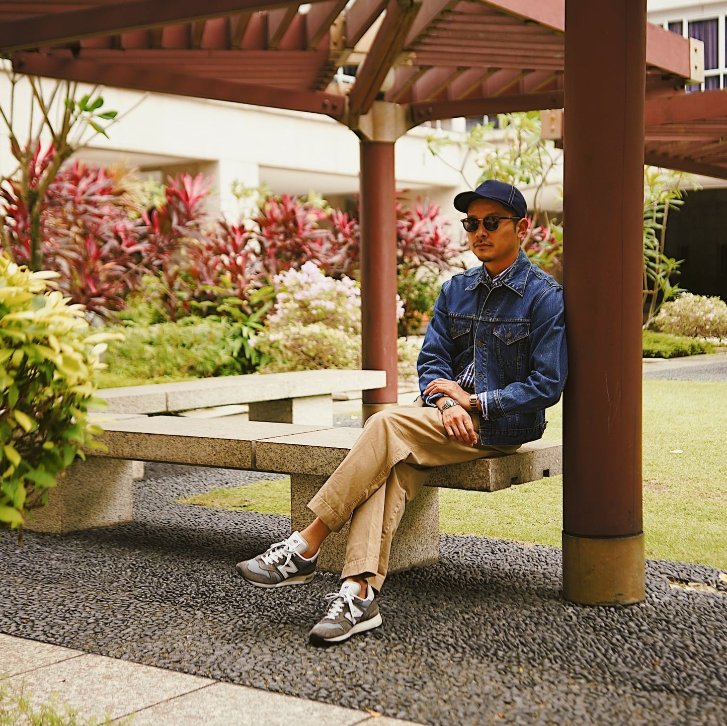 COLONY CLOTHING / Sunbrella ロゴ キャップ