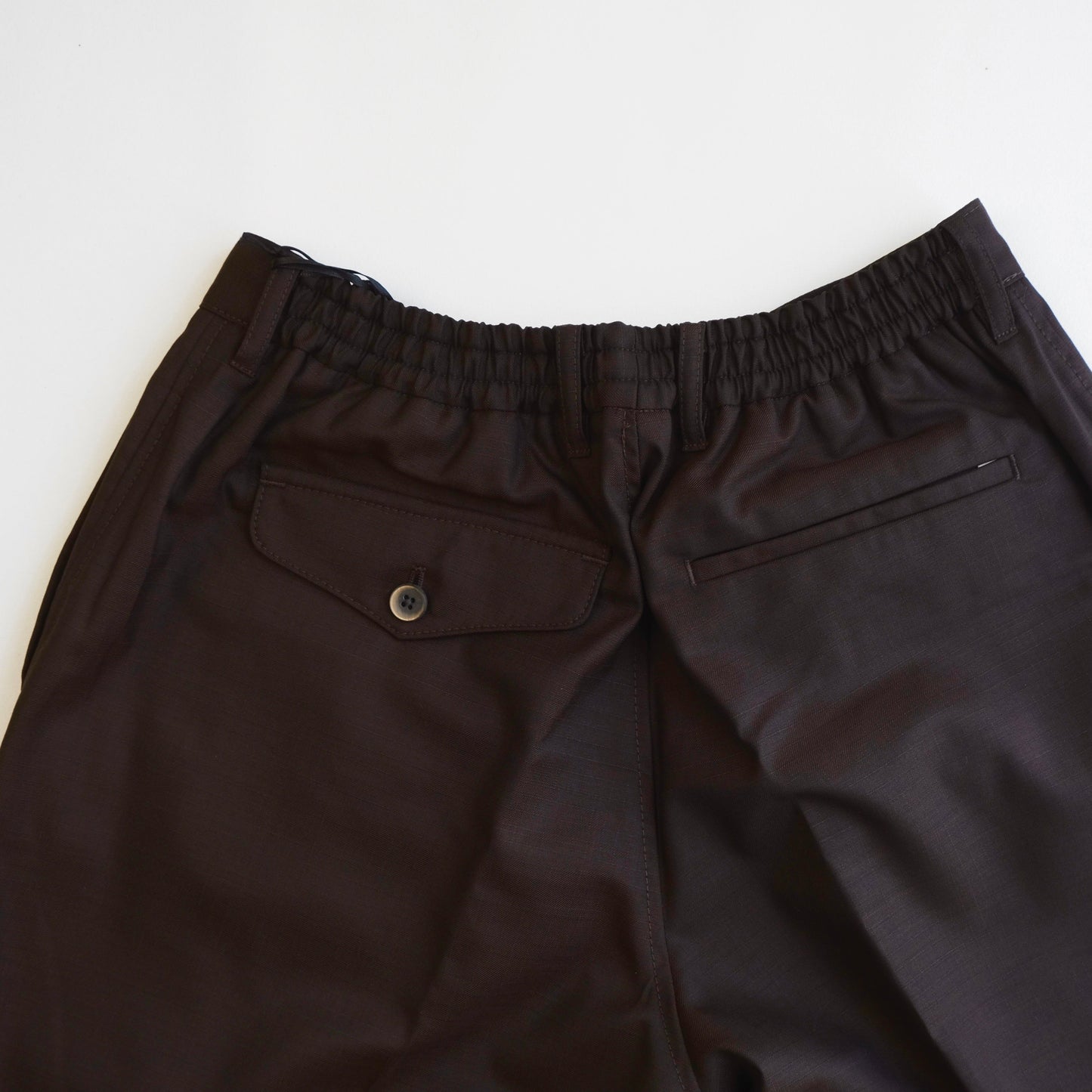 COLONY CLOTHING / ウール リップストップ ワンプリーツトラウザーズ / CC21-PT01-5