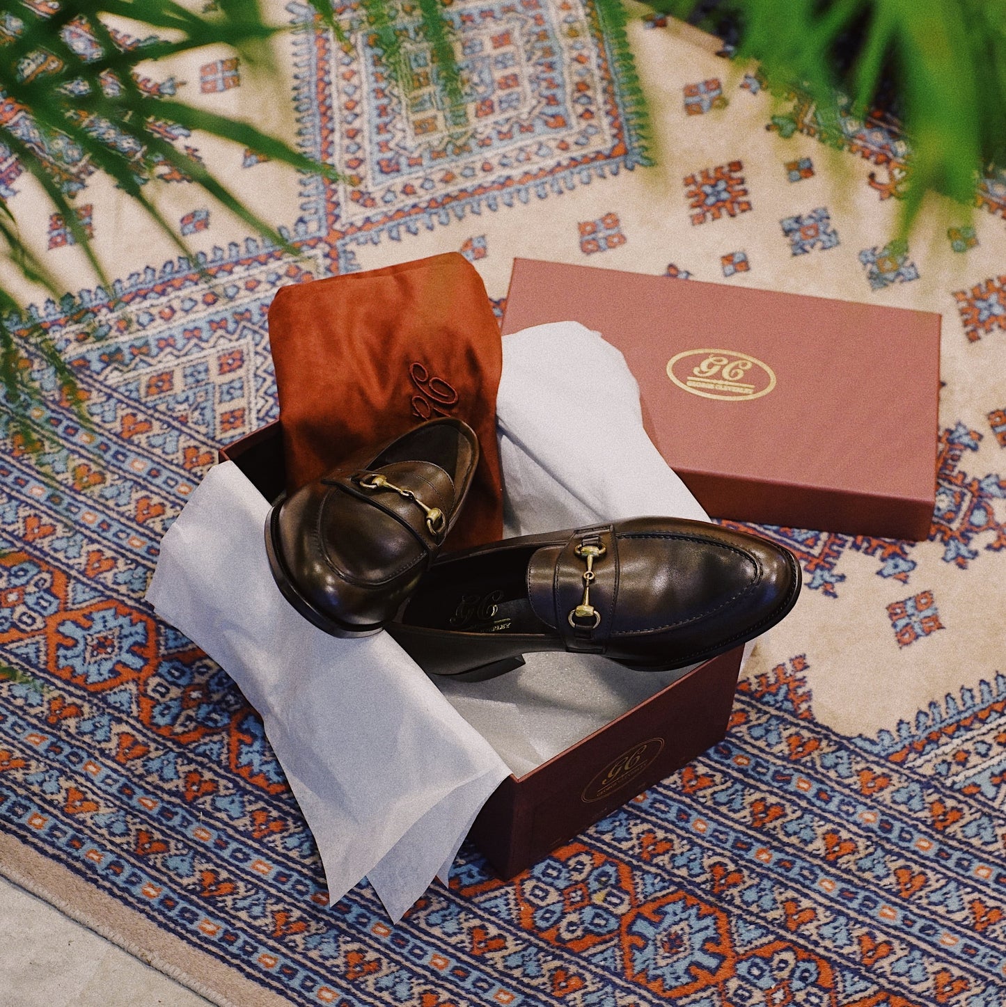 GEORGE CLEVERLEY / ”The Colony" ビットローファー / Dark Brown Antique