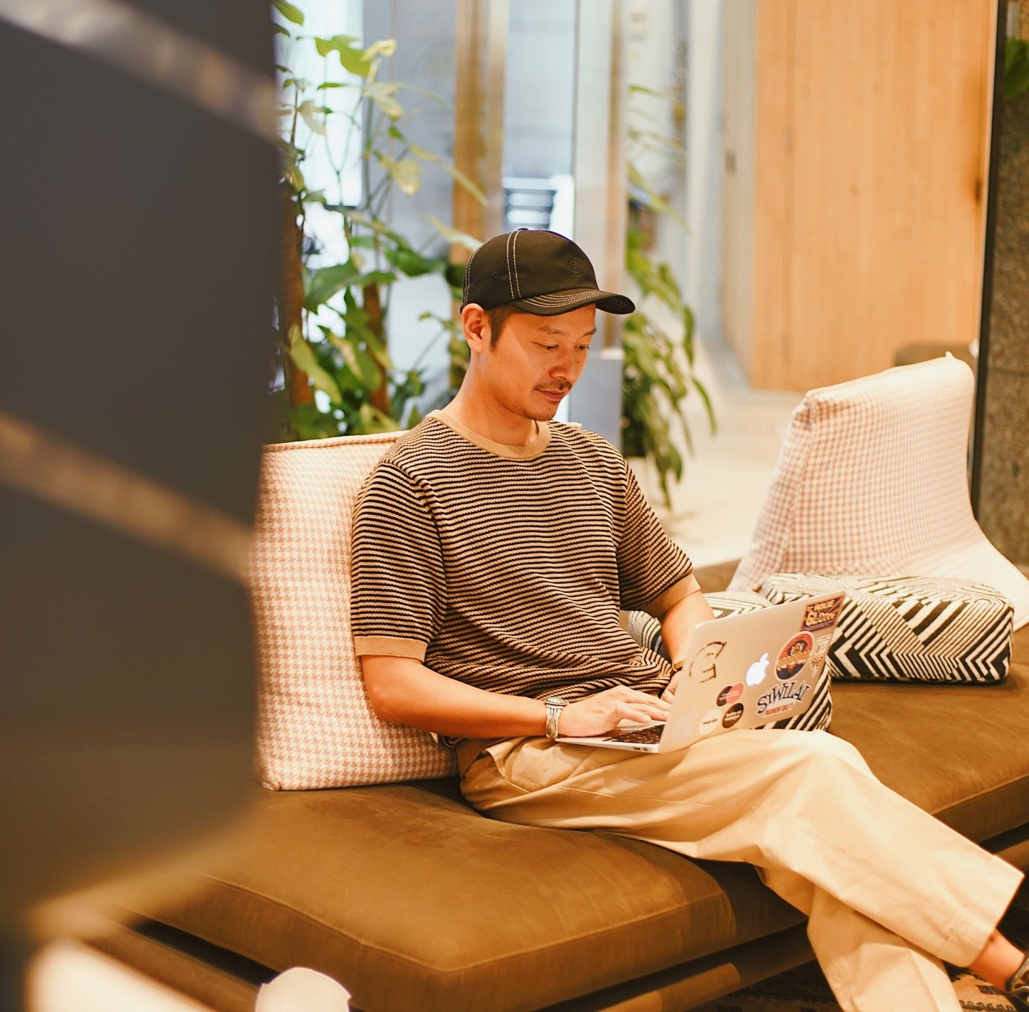 COLONY CLOTHING / Sunbrella ロゴ キャップ