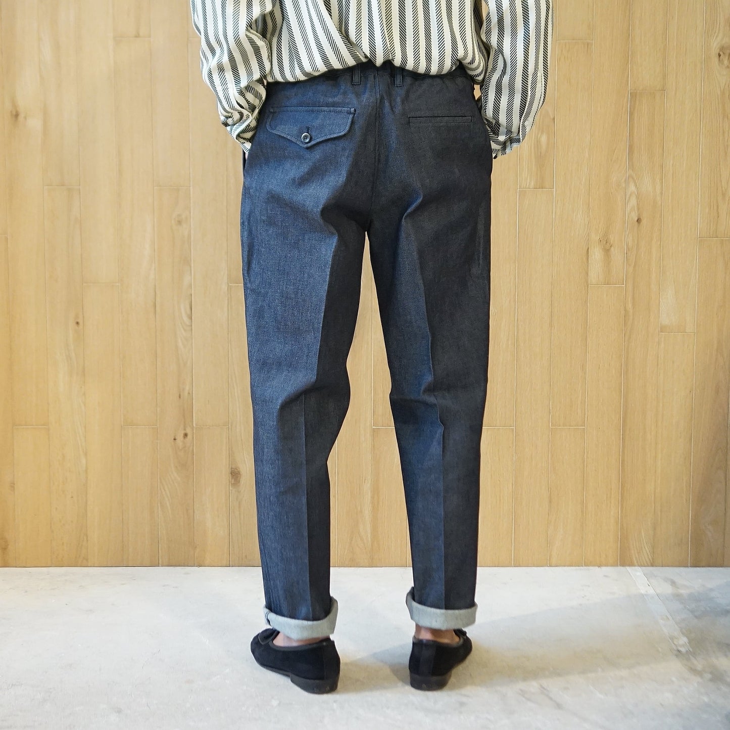 COLONY CLOTHING / デニム ワンプリーツトラウザーズ / CC20FW-PT05