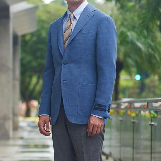 <別注> Ring Jacket x COLONY CLOTHING / ブルーホップサックジャケット / C0J-01F