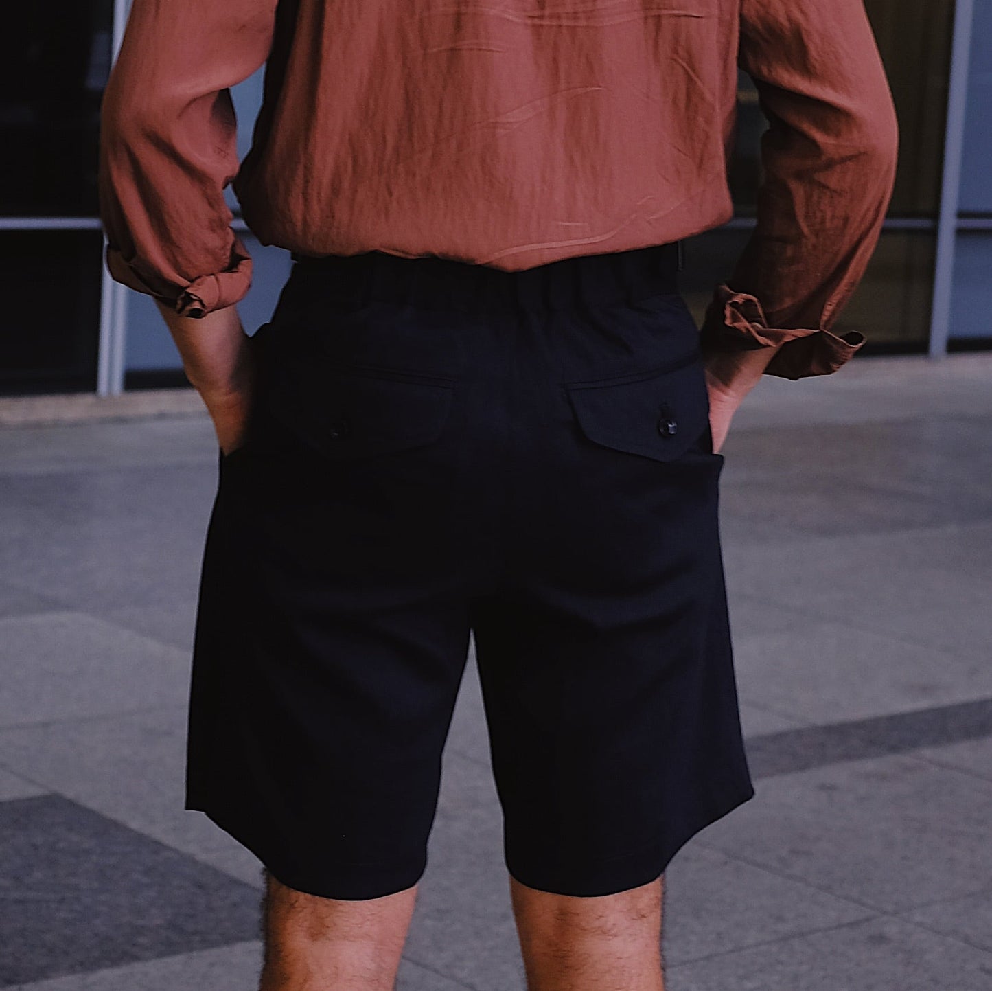 Number M x COLONY CLOTHING x Vandori / Gurkha Shorts Navy