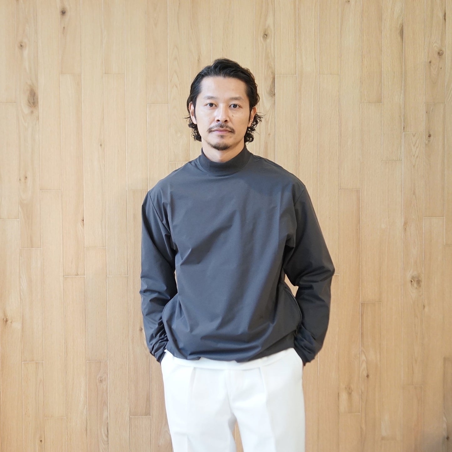 COLONY CLOTHING / ロングスリーブ モックネックTEE / CC20FW-T03