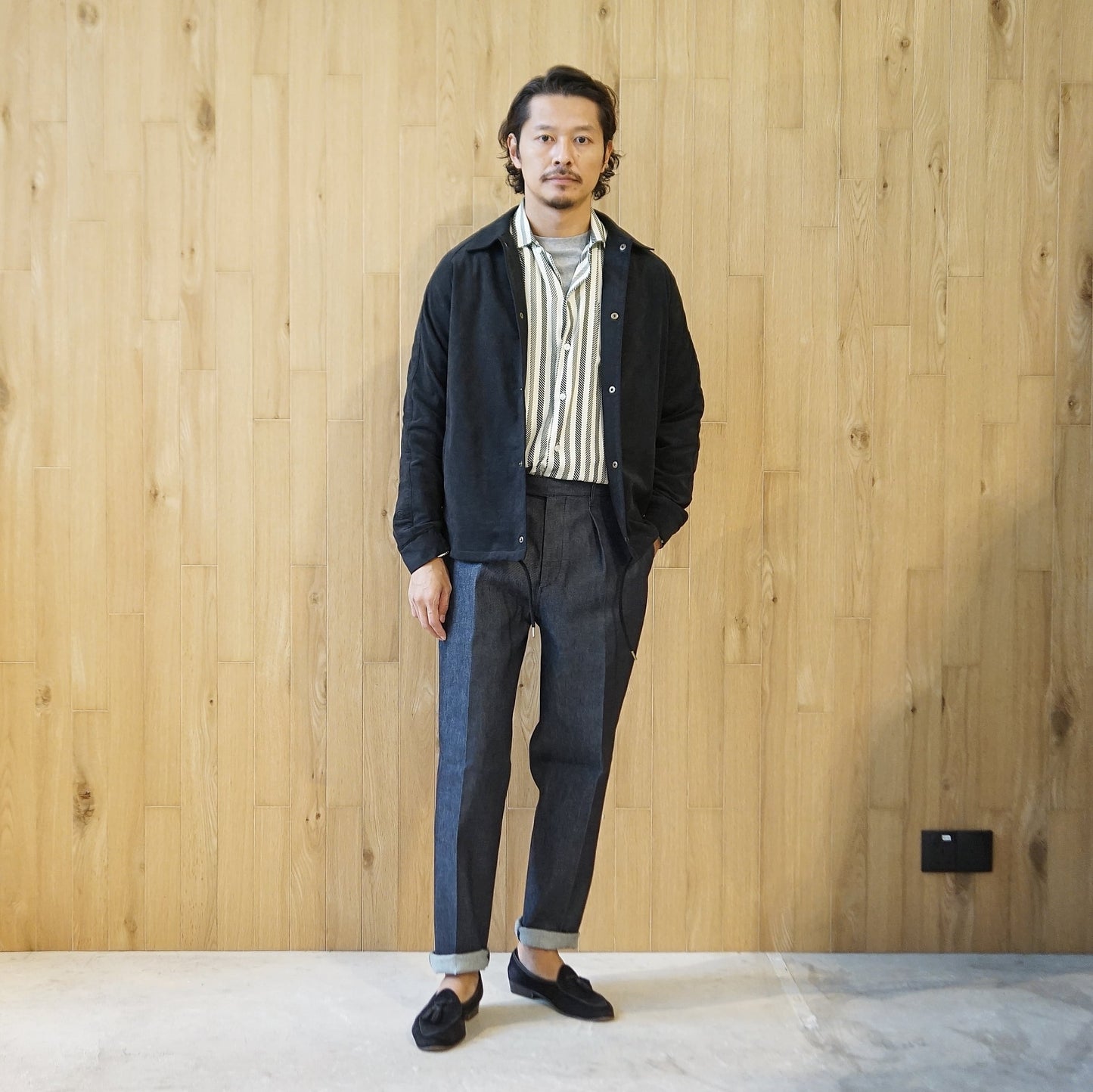 COLONY CLOTHING / デニム ワンプリーツトラウザーズ / CC20FW-PT05
