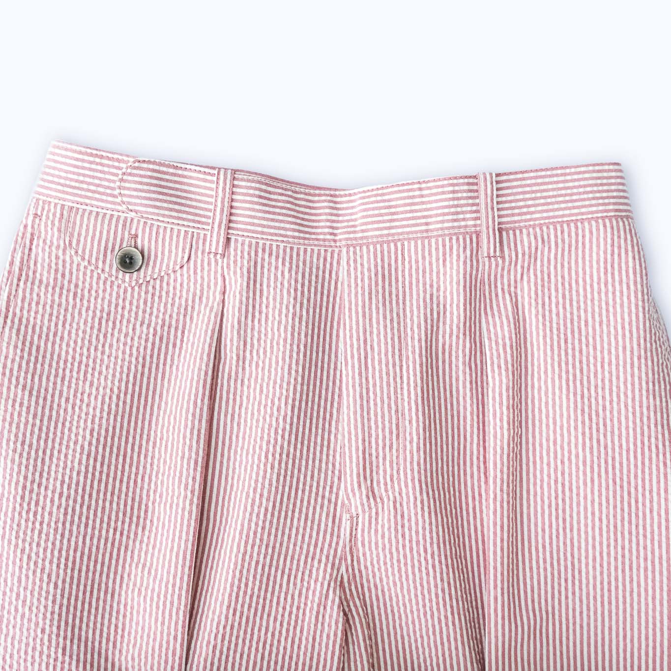 COLONY CLOTHING / シアサッカー ワンプリーツトラウザーズ / CC2201-PT01-04