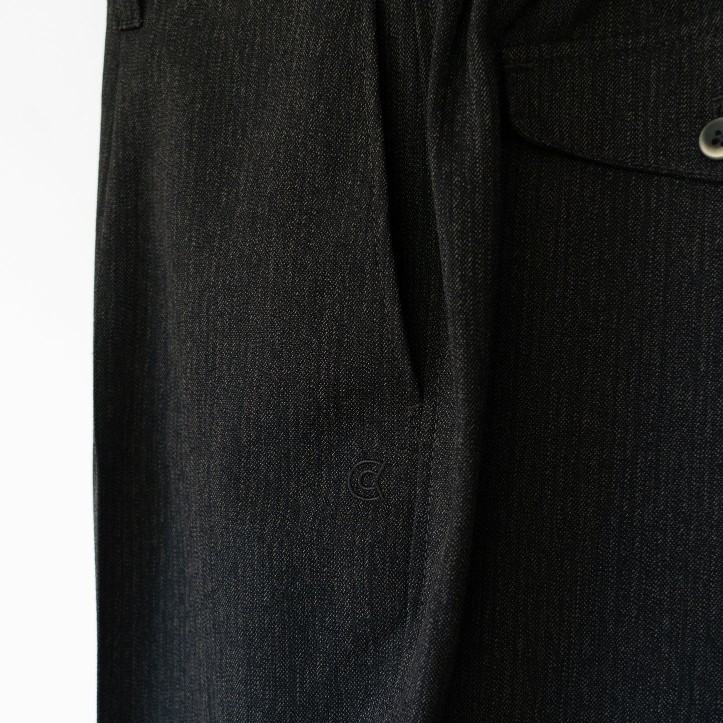 COLONY CLOTHING / ヘリンボーン ワンプリーツトラウザーズ / CC2202-PT01-2