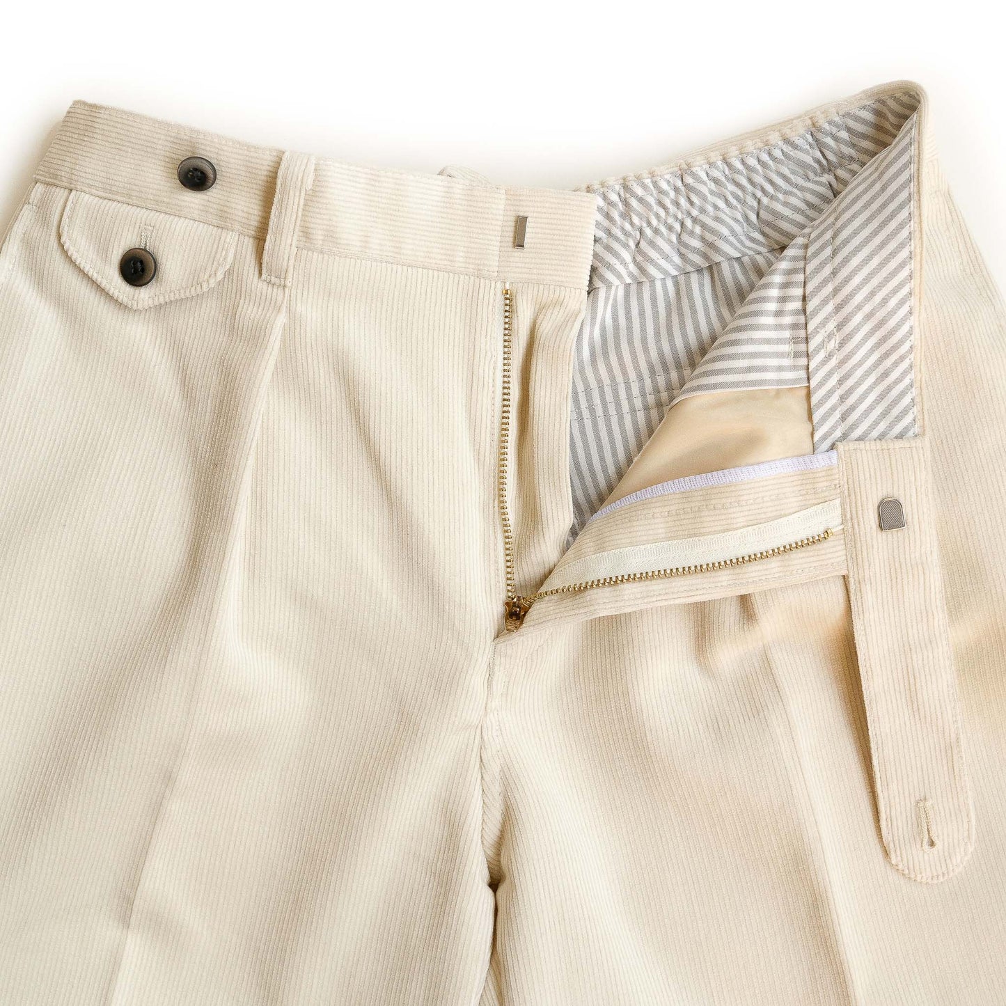 COLONY CLOTHING / BRISBANE MOSS コーデュロイ ワンプリーツトラウザーズ / CC2202-PT01-1