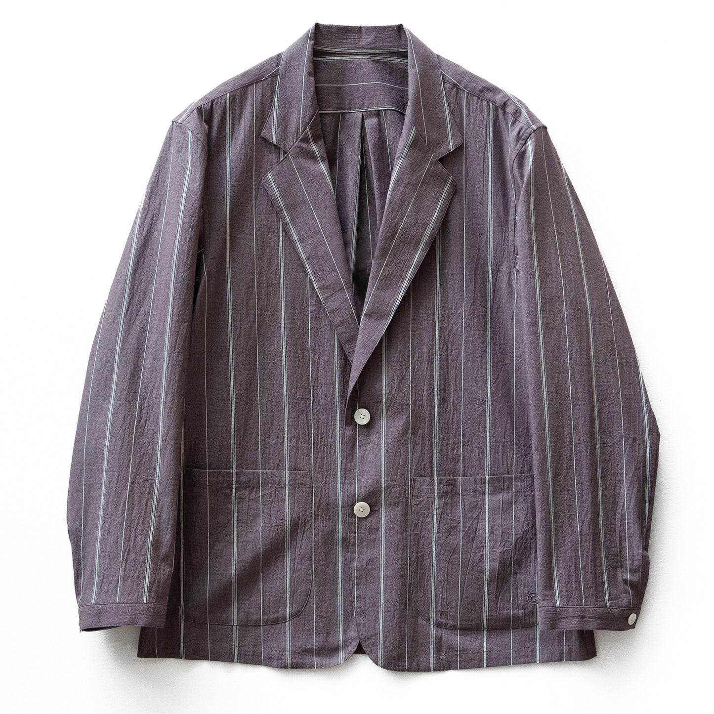 COLONY CLOTHING / コットンストライプ シャツジャケット / CC2301-JK01S-1