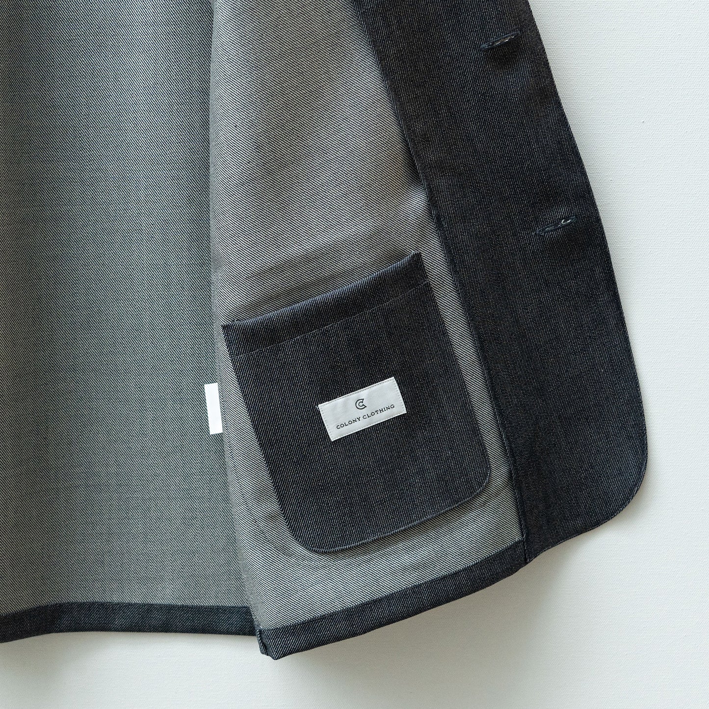 COLONY CLOTHING / デニムライクウール シャツジャケット / CC2301-JK01S-2