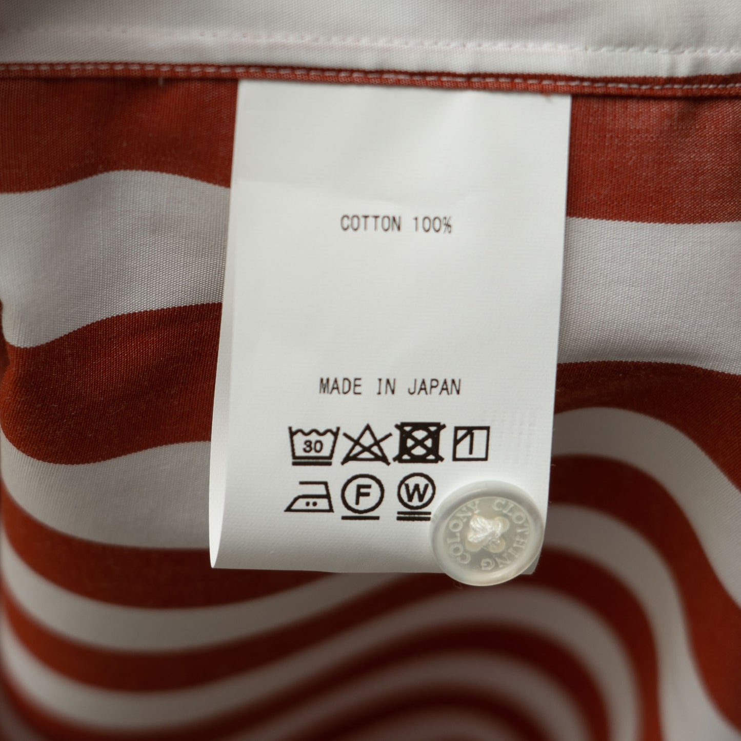 COLONY CLOTHING / ワイドストライプ ラウンジシャツ / CC2301-SH03-01