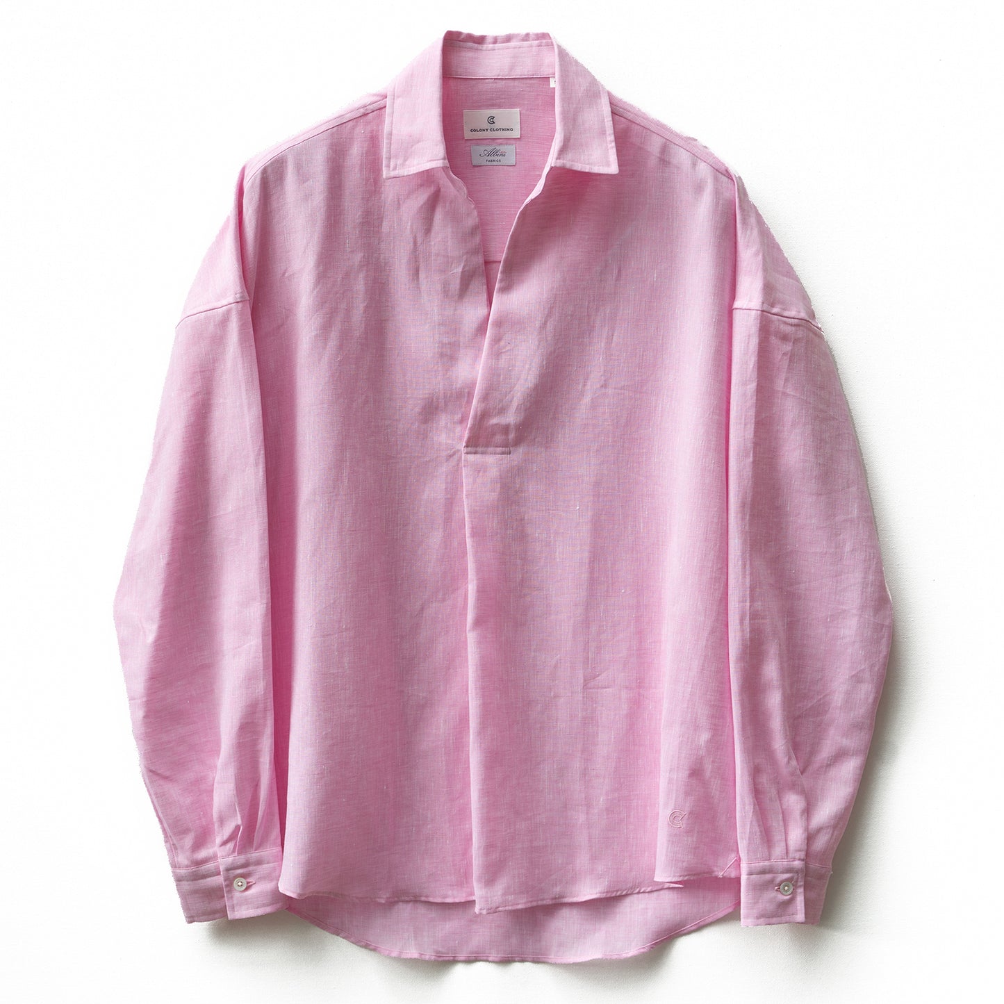 COLONY CLOTHING / ALBINI リネン プールサイドシャツ / CC2301-SH02-01