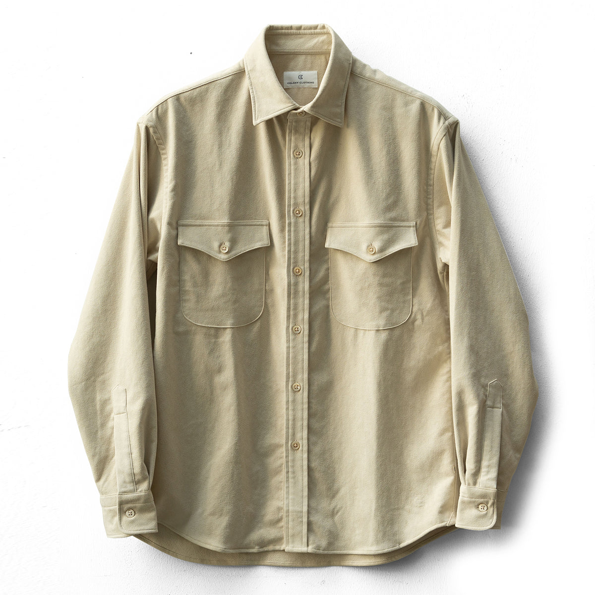COLONY CLOTHING / Ultrasuede® ダブルポケットシャツ / CC2301-SH04 