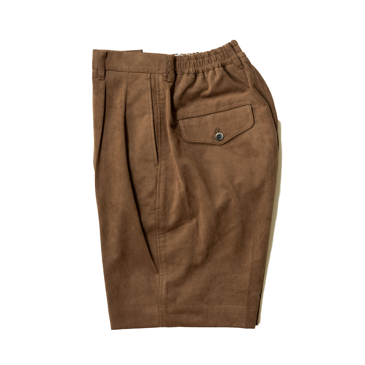 COLONY CLOTHING / Ultrasuede® プリーツショーツ / CC2301-PT05-02